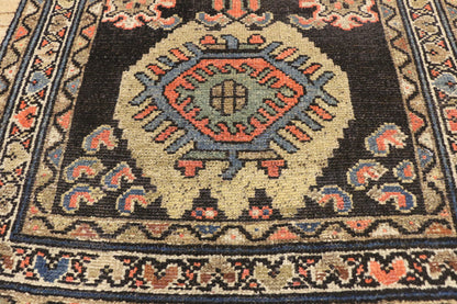 3 x 6 Antique Persian Nahavand Hamadan Rug 72610