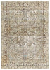 4 x 6 Antique-Worn Persian Mahal Rug 61002