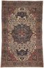 4 x 6 Antique Persian Sarouk Farahan Rug 78683