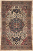 4 x 6 Antique Persian Sarouk Farahan Rug 78683