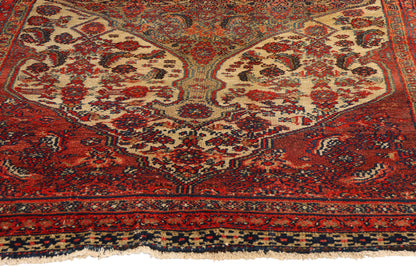 4 x 7 Antique Persian Hamadan Rug 76958