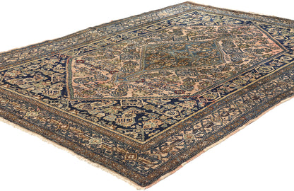 4 x 7 Antique Persian Bibikabad Rug 77710