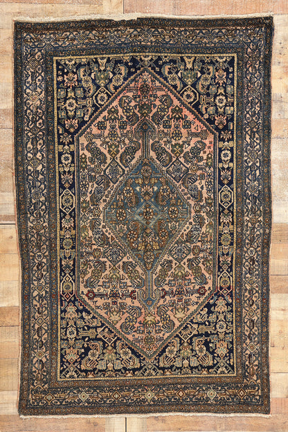 4 x 7 Antique Persian Bibikabad Rug 77710