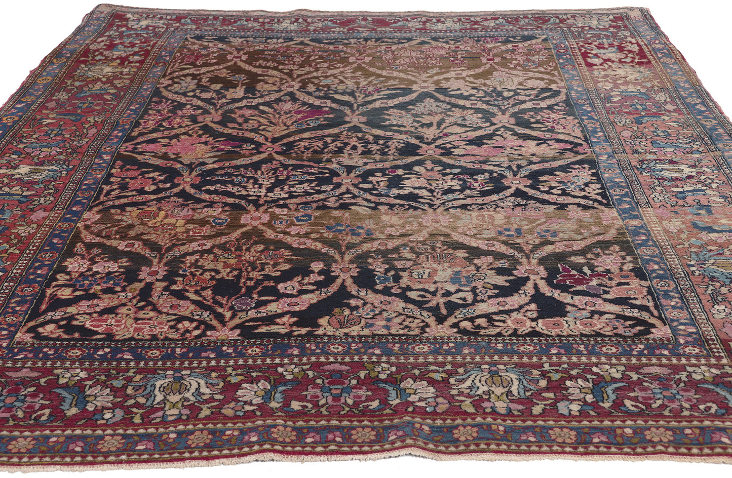 5 x 7 Antique Persian Isfahan Rug 78642