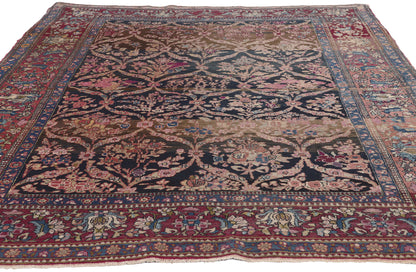5 x 7 Antique Persian Isfahan Rug 78642