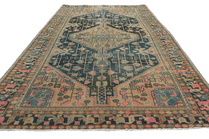 5 x 9 Antique Persian Malayer Rug 60957