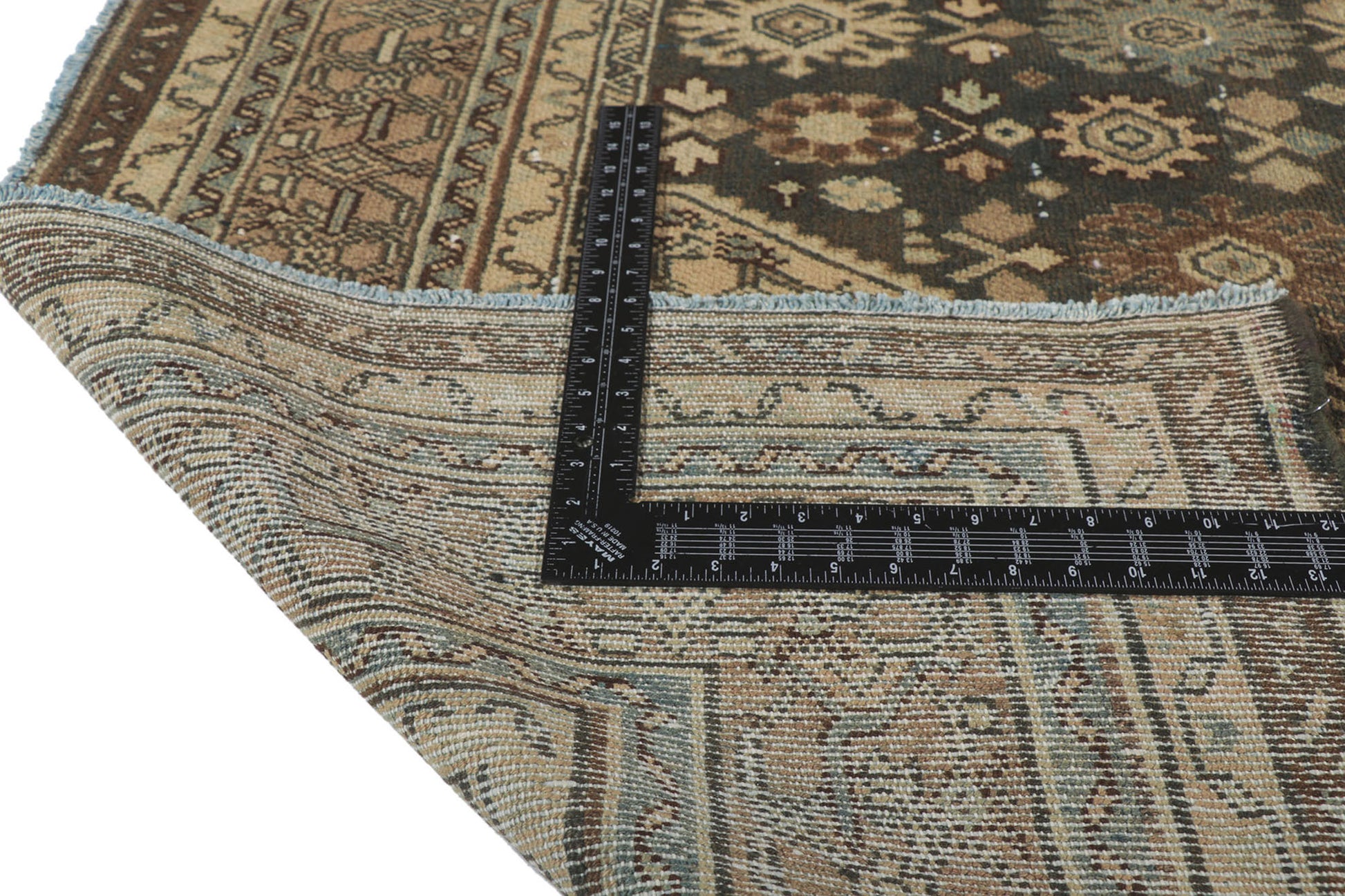 7 x 10 Vintage Persian Hamadan Rug 61007