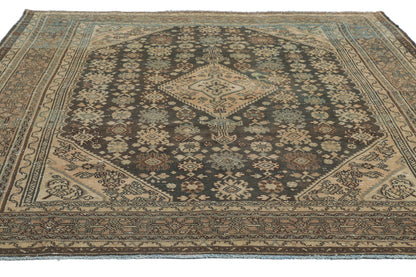 7 x 10 Vintage Persian Hamadan Rug 61007