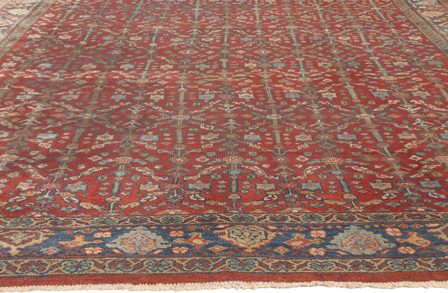 7 x 11 Antique Persian Mahal Rug 72497