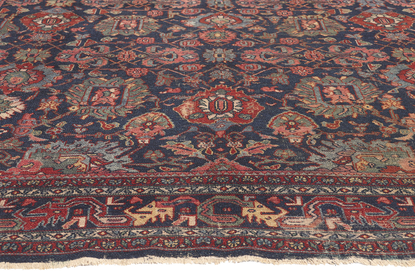 8 x 12 Antique Persian Bibikabad Rug 77160