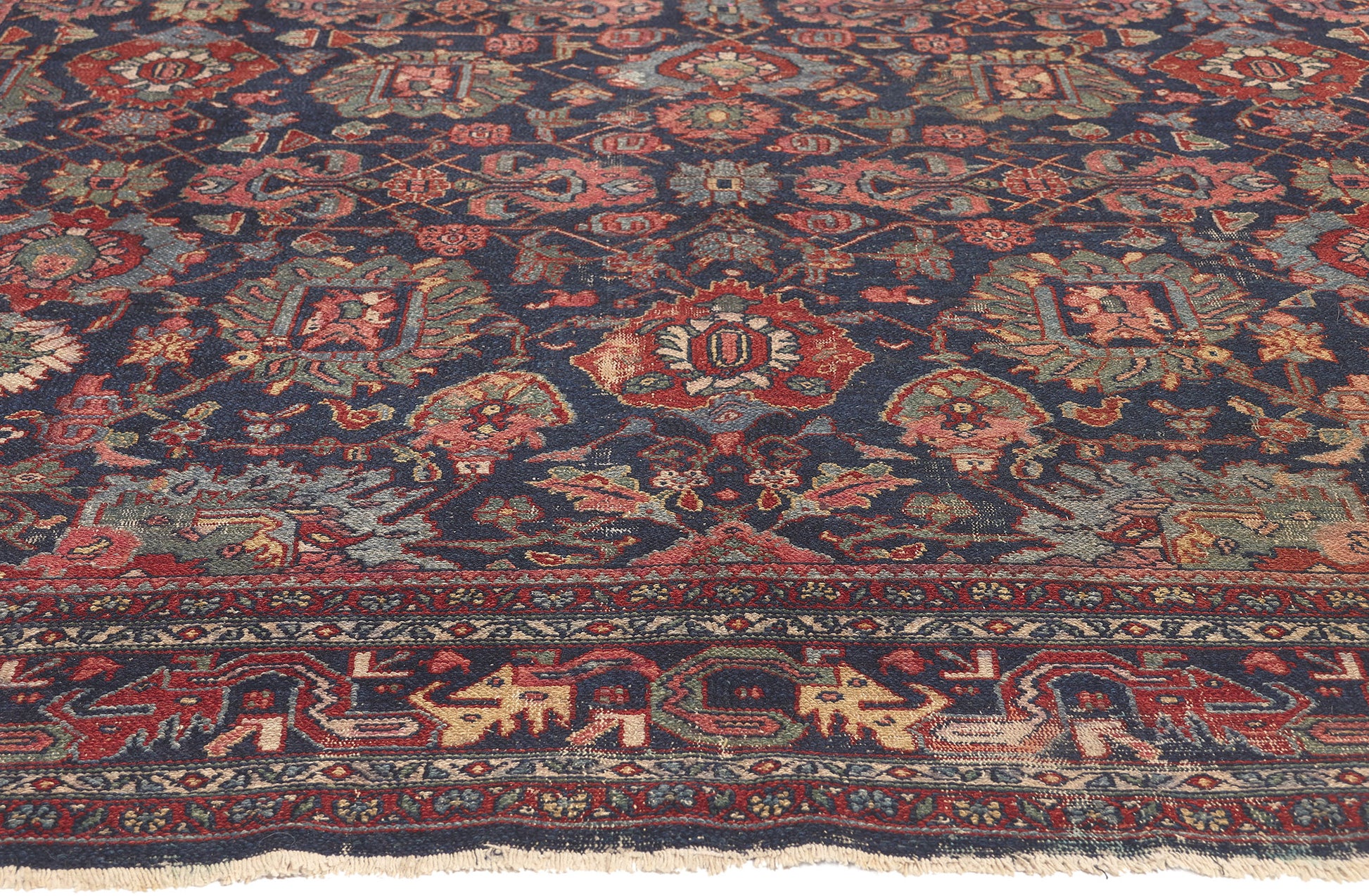 8 x 12 Antique Persian Bibikabad Rug 77160