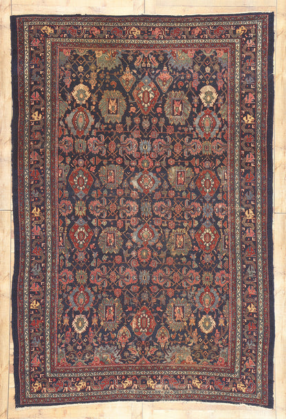 8 x 12 Antique Persian Bibikabad Rug 77160