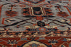 9 x 14 Antique Persian Serapi Rug 74059