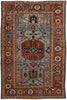9 x 14 Antique Persian Serapi Rug 74059