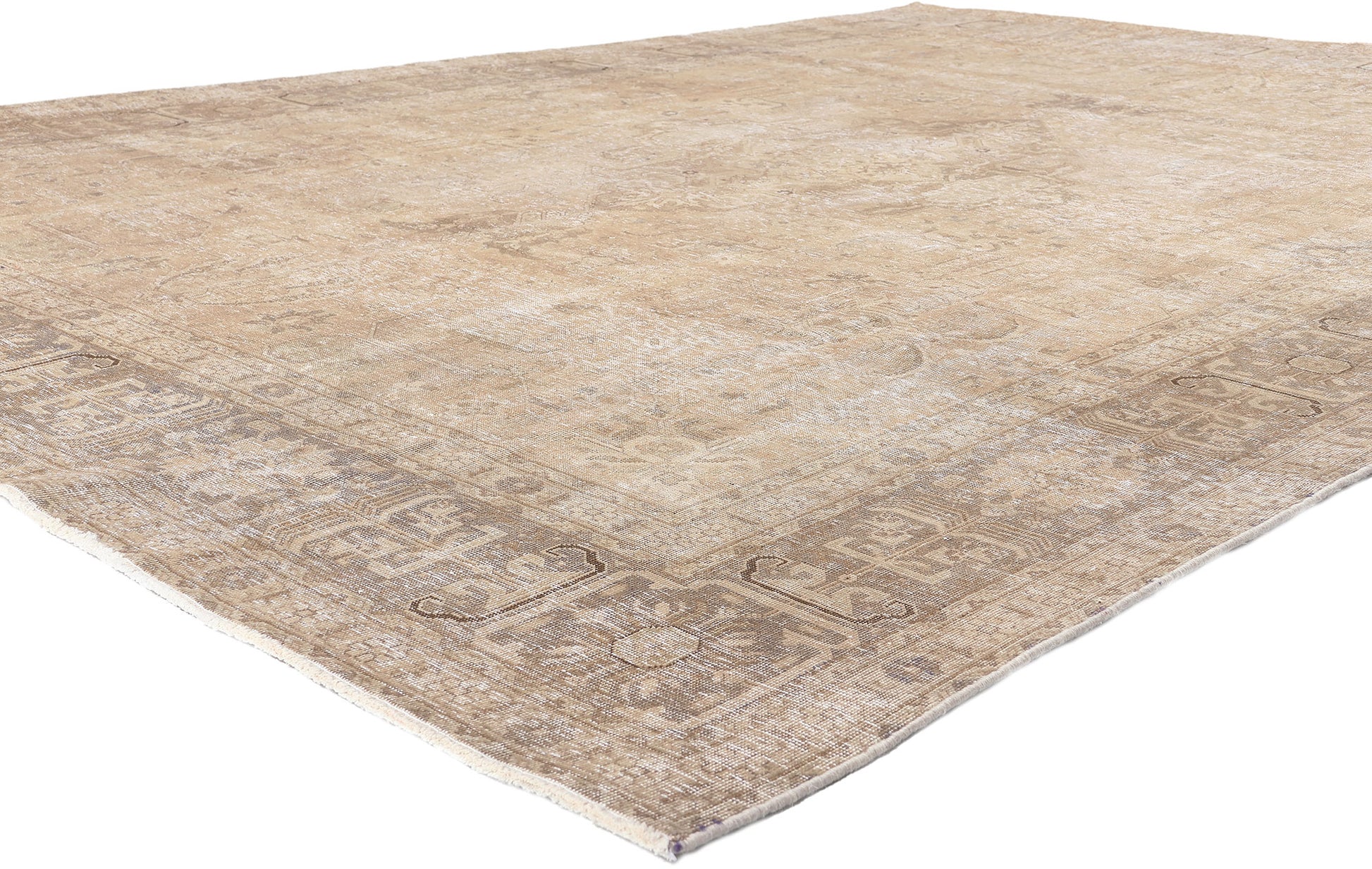 8 x 11 Antique Persian Tabriz Rug 61261
