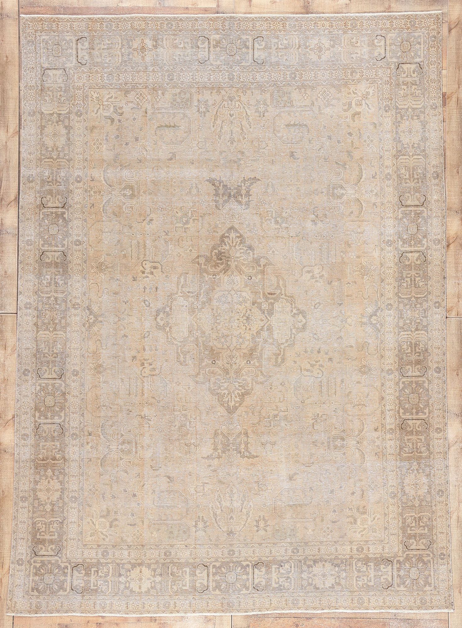 8 x 11 Antique Persian Tabriz Rug 61261