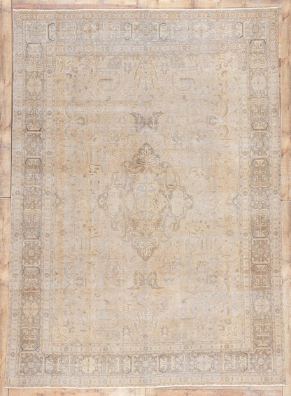 8 x 11 Antique Persian Tabriz Rug 61261