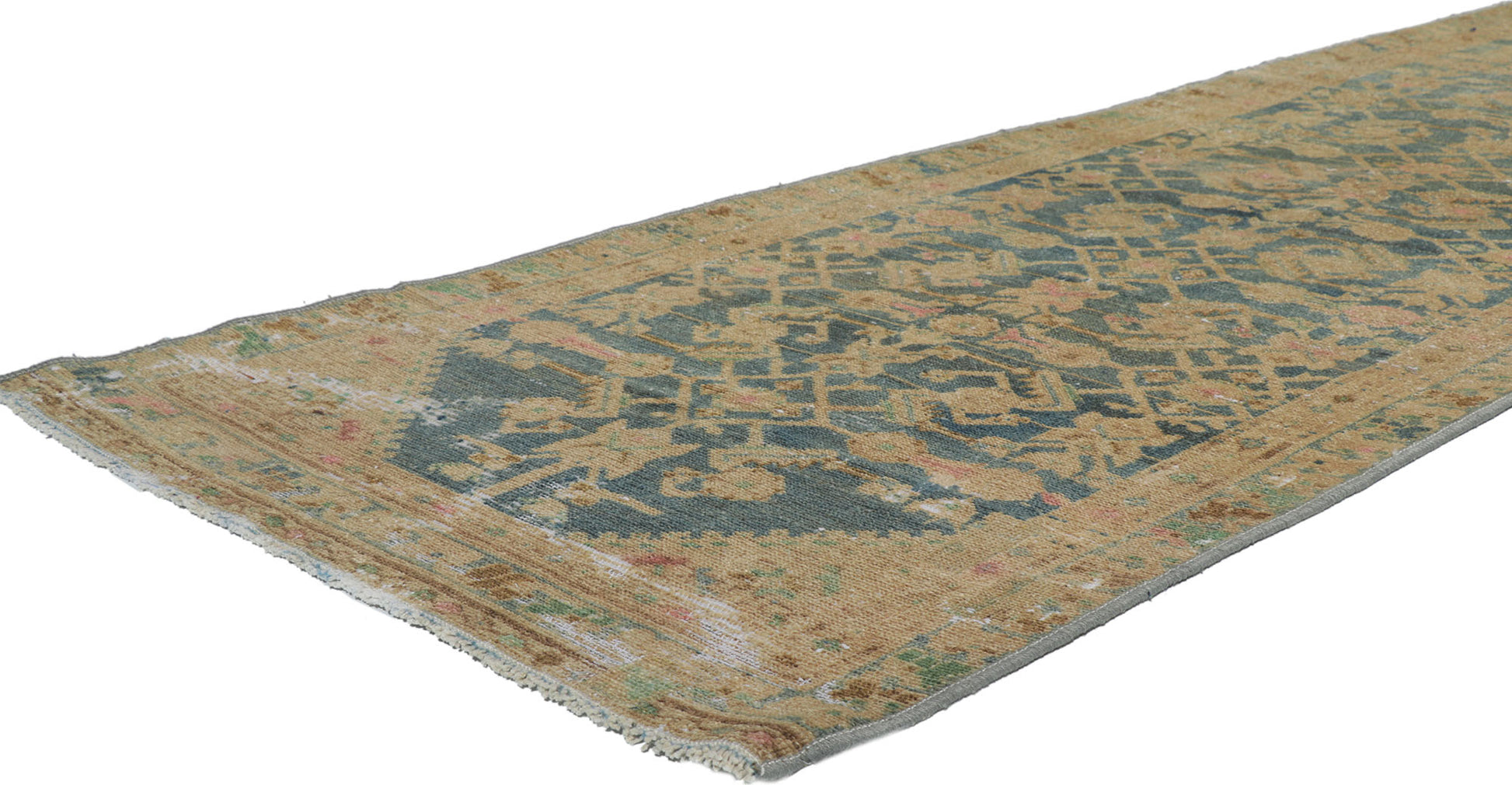3 x 12 Antique Persian Malayer Runner 60992