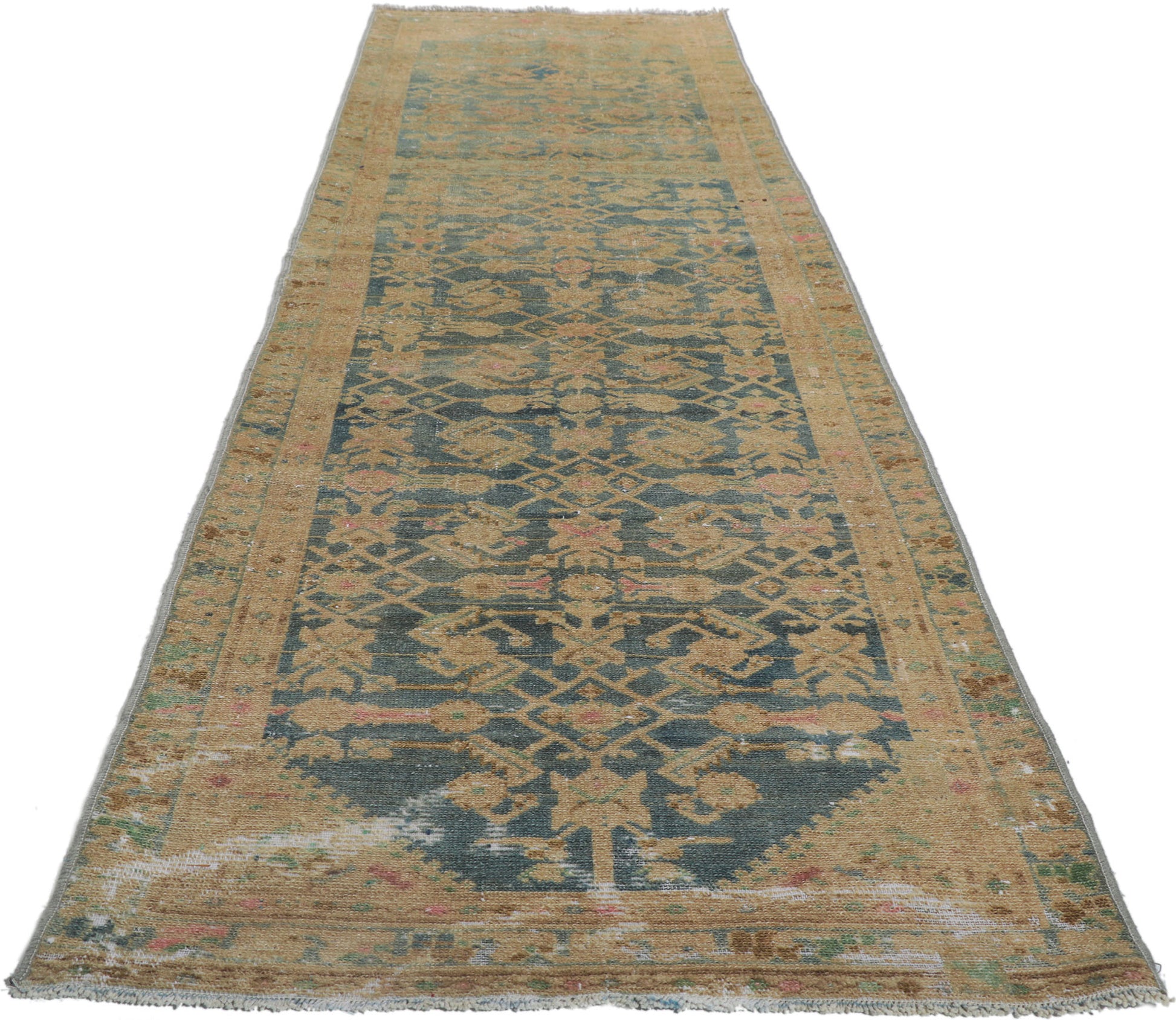 3 x 12 Antique Persian Malayer Runner 60992