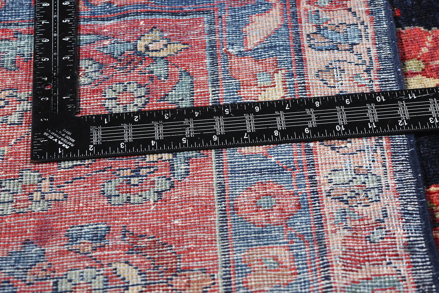 12 x 19 Antique Persian Sarouk Mahal Rug 90023
