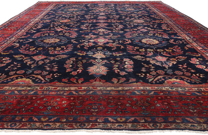 12 x 19 Antique Persian Sarouk Mahal Rug 90023
