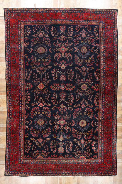 12 x 19 Antique Persian Sarouk Mahal Rug 90023
