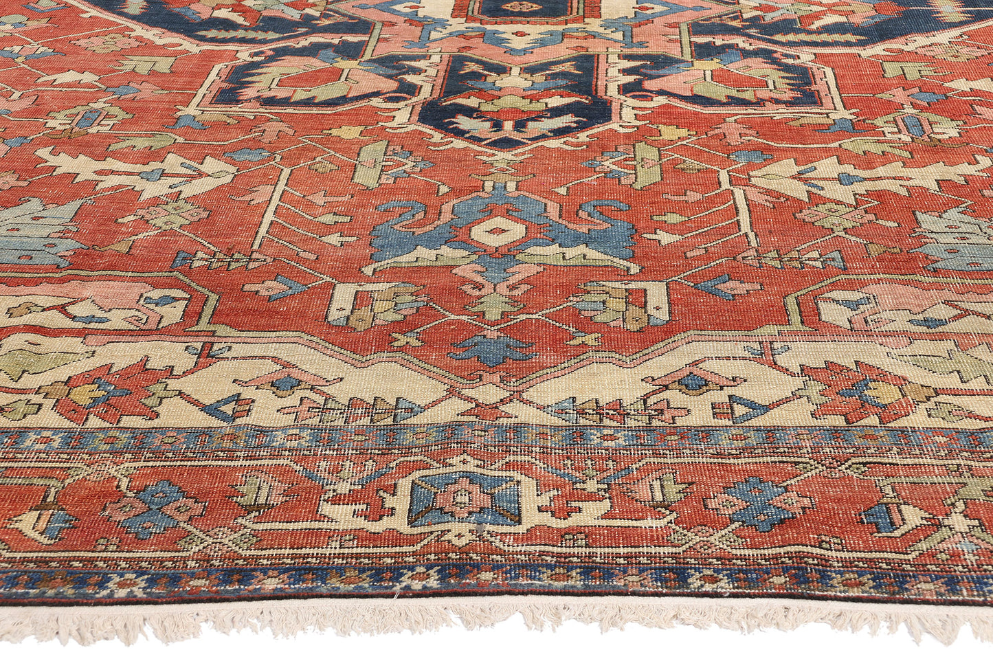 10 x 12 Antique Persian Serapi Rug 78671