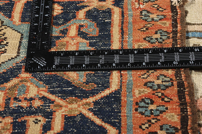 11 x 13 Antique Persian Serapi Rug 78902