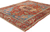 5 x 6 Antique Persian Serapi Rug 78168