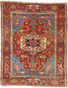5 x 6 Antique Persian Serapi Rug 78168