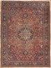 9 x 12 Antique Persian Serapi Rug 78709