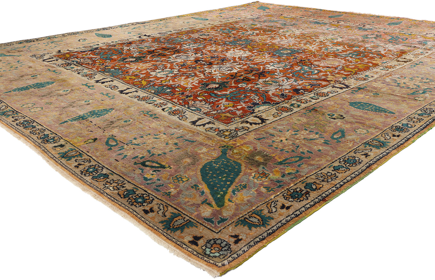 11 x 13 Antique Persian Sultanabad Rug 90016