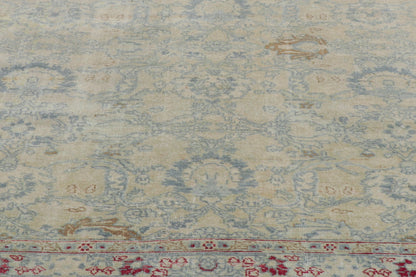 11 x 14 Antique-Worn Persian Tabriz Rug 53774