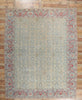 11 x 14 Antique-Worn Persian Tabriz Rug 53774