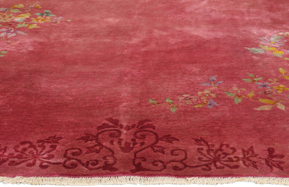 9 x 11 Antique Chinese Art Deco Rug 78894