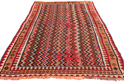 4 x 7 Antique Persian Qashqai Rug 61050
