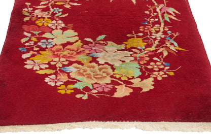 2 x 4 Antique Chinese Art Deco Rug 78895