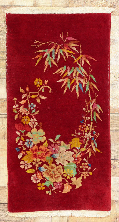 2 x 4 Antique Chinese Art Deco Rug 78895