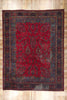 13 x 17 Antique Red Persian Kerman Rug 78753