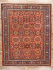 11 x 14 Antique Red Persian Mahal Rug 90029