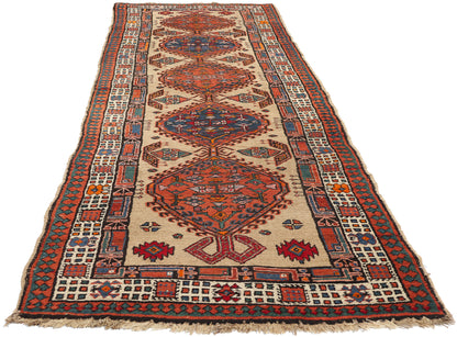 3 x 11 Antique Persian Sarab Rug 73234