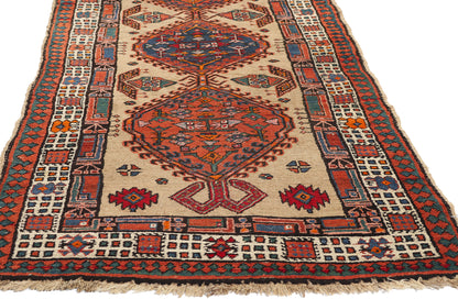 3 x 11 Antique Persian Sarab Rug 73234