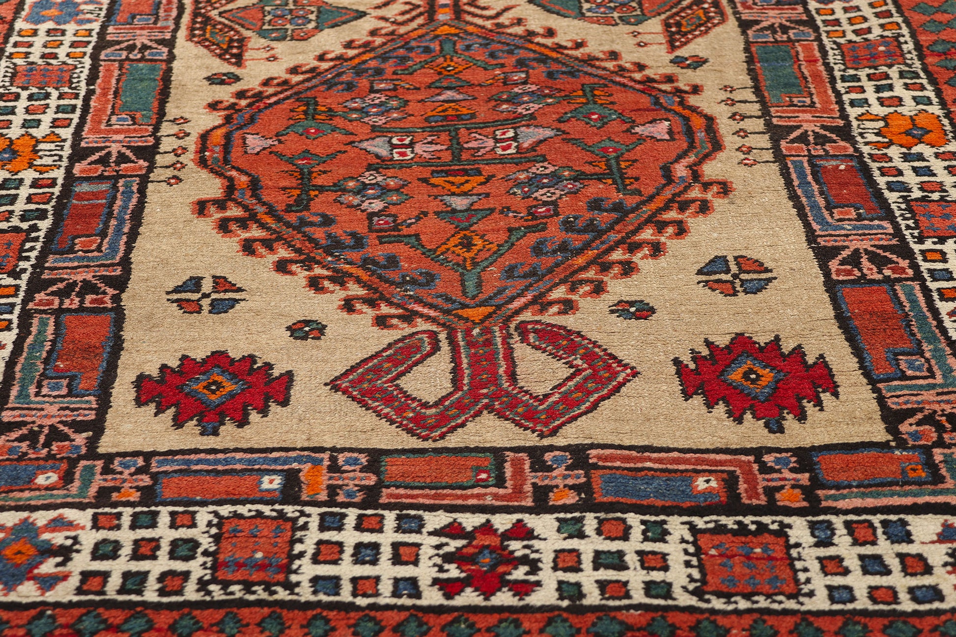 3 x 11 Antique Persian Sarab Rug 73234