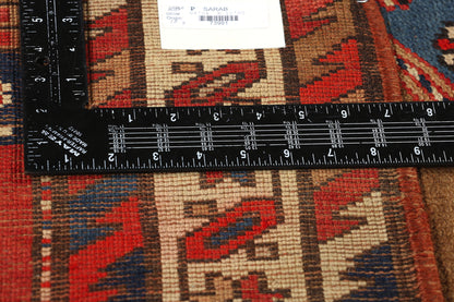 4 x 11 Antique Persian Sarab Rug 73991