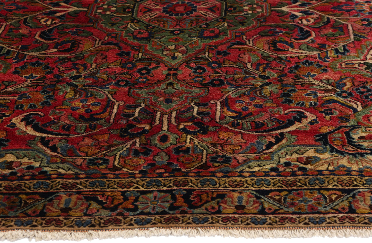 3 x 5 Antique Persian Sarouk Farahan Rug 78684
