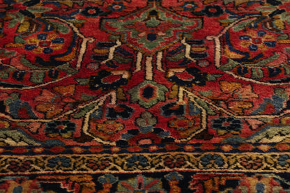 3 x 5 Antique Persian Sarouk Farahan Rug 78684