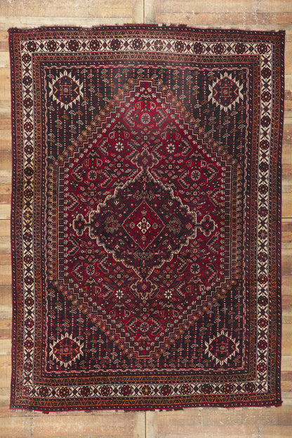 7 x 10 Antique Persian Shiraz Rug 78242