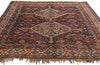 6 x 7 Antique Persian Shiraz Rug 78179