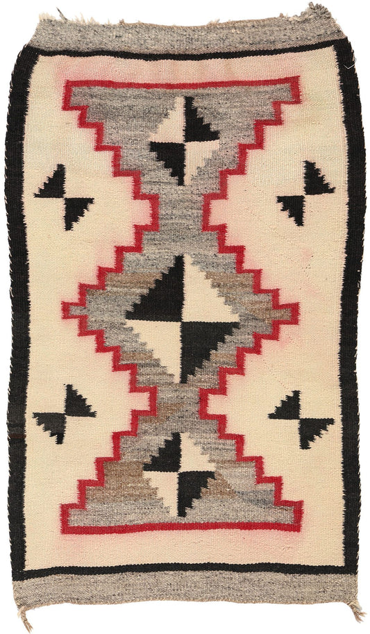 2 x 3 Antique Transitional Navajo Rug 78752
