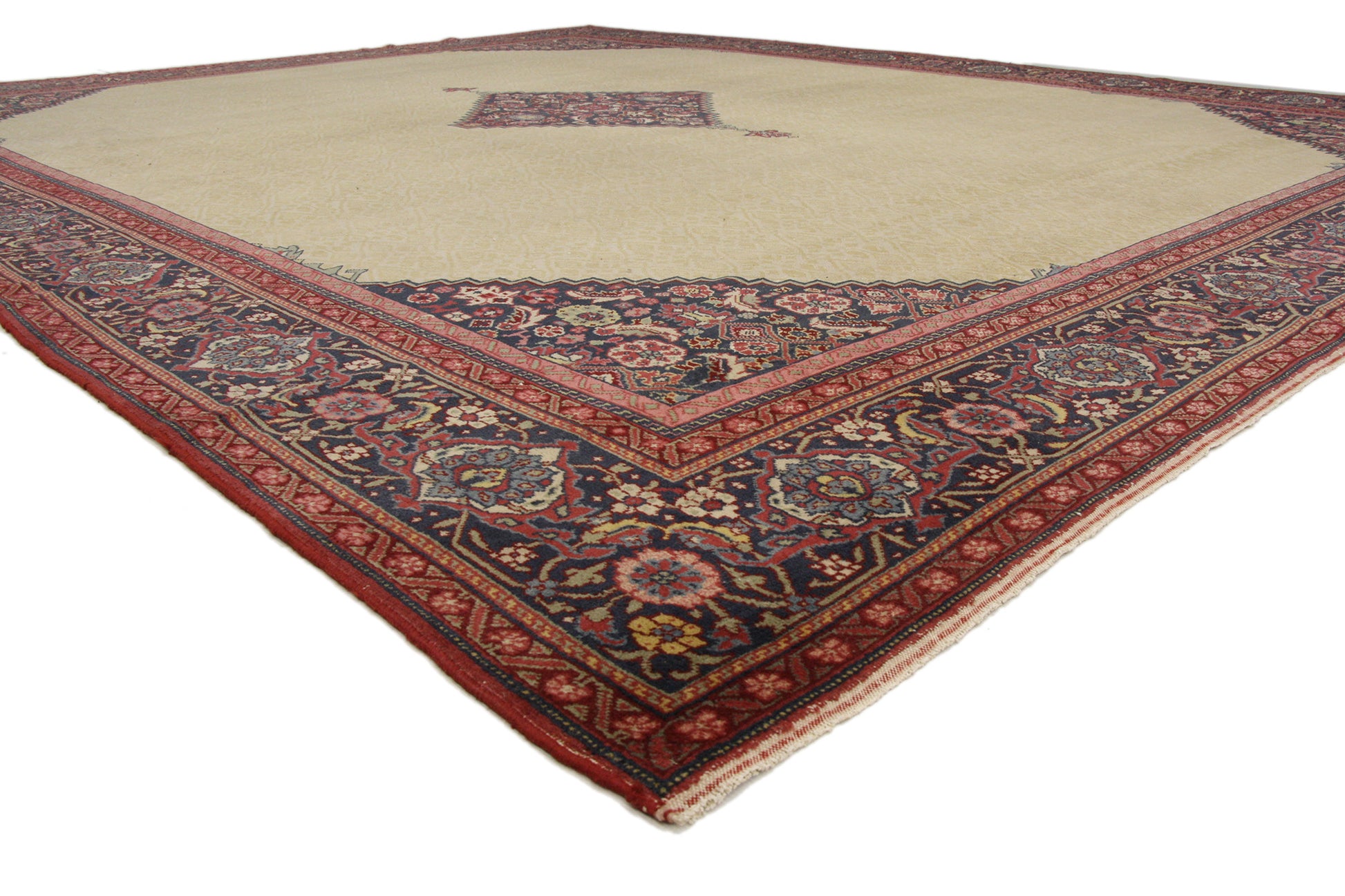 12 x 15 Antique Turkish Sivas Rug 77156